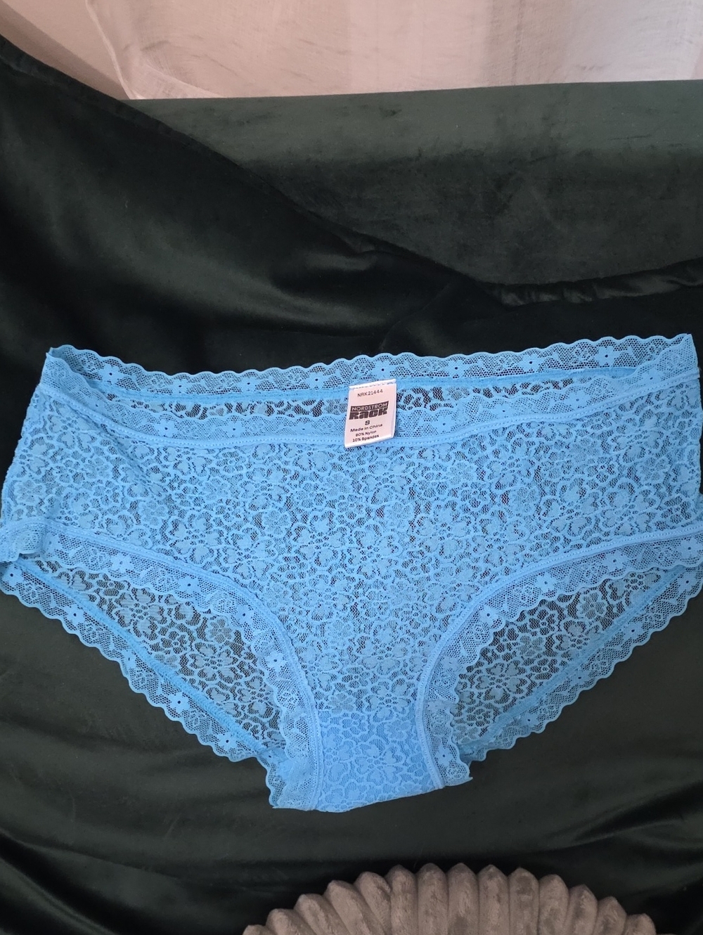Women's Lace Bikini Briefs - Light Blue